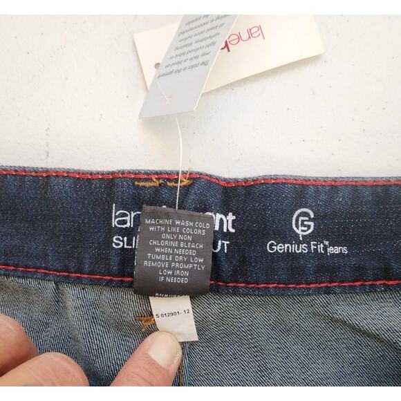 Lane Bryant Jeans Womens Bootcut Size 24 Blue Highrise Genius Fit Stretch Comfy - Picture 9 of 11